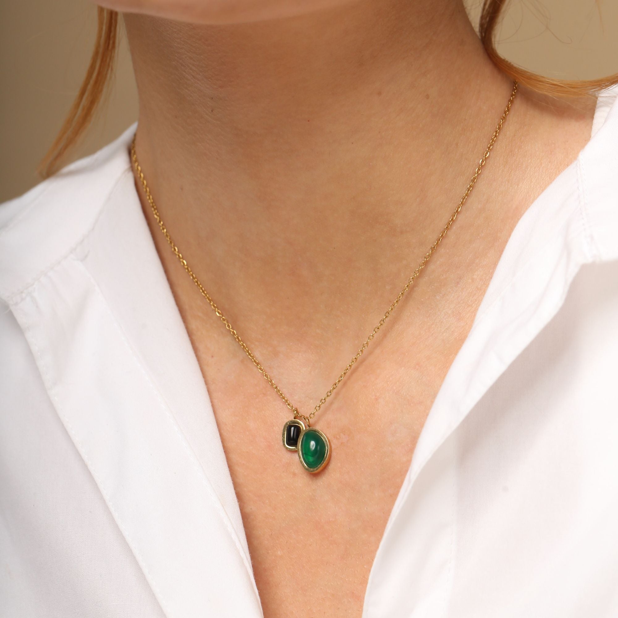 Leona Esmeralda Necklace