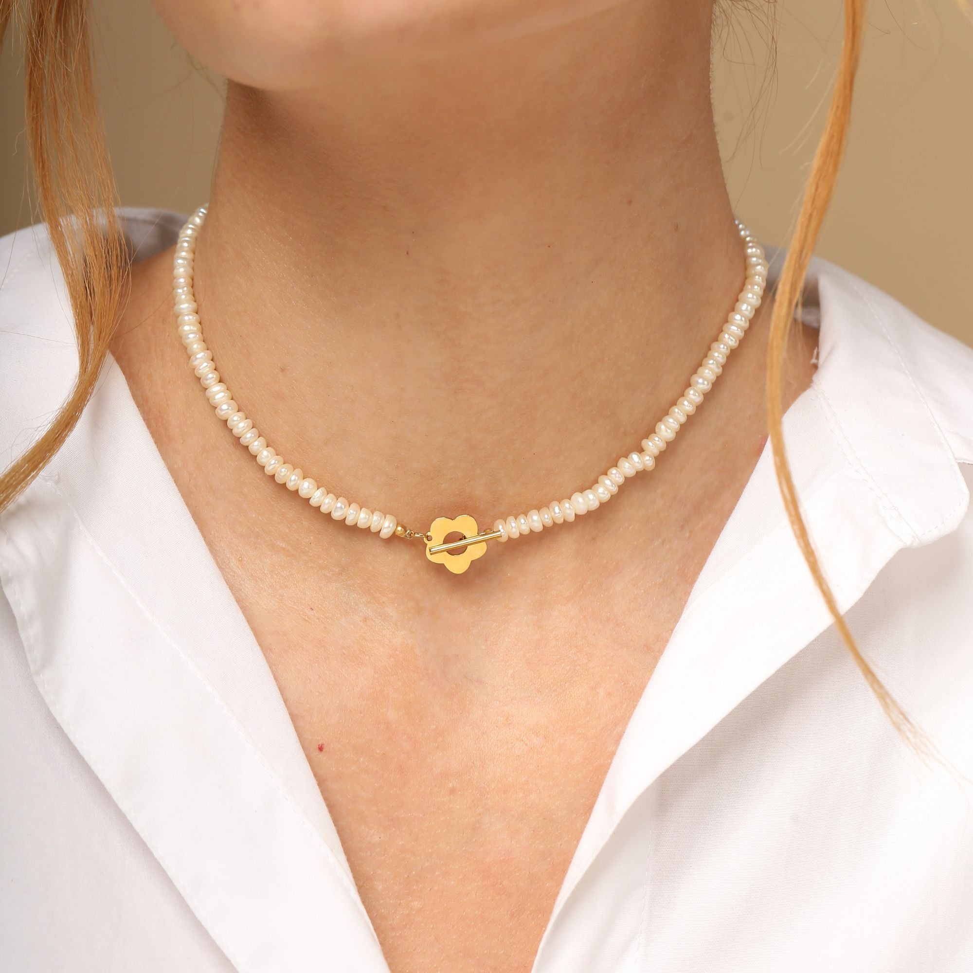 Flora Pérola Choker