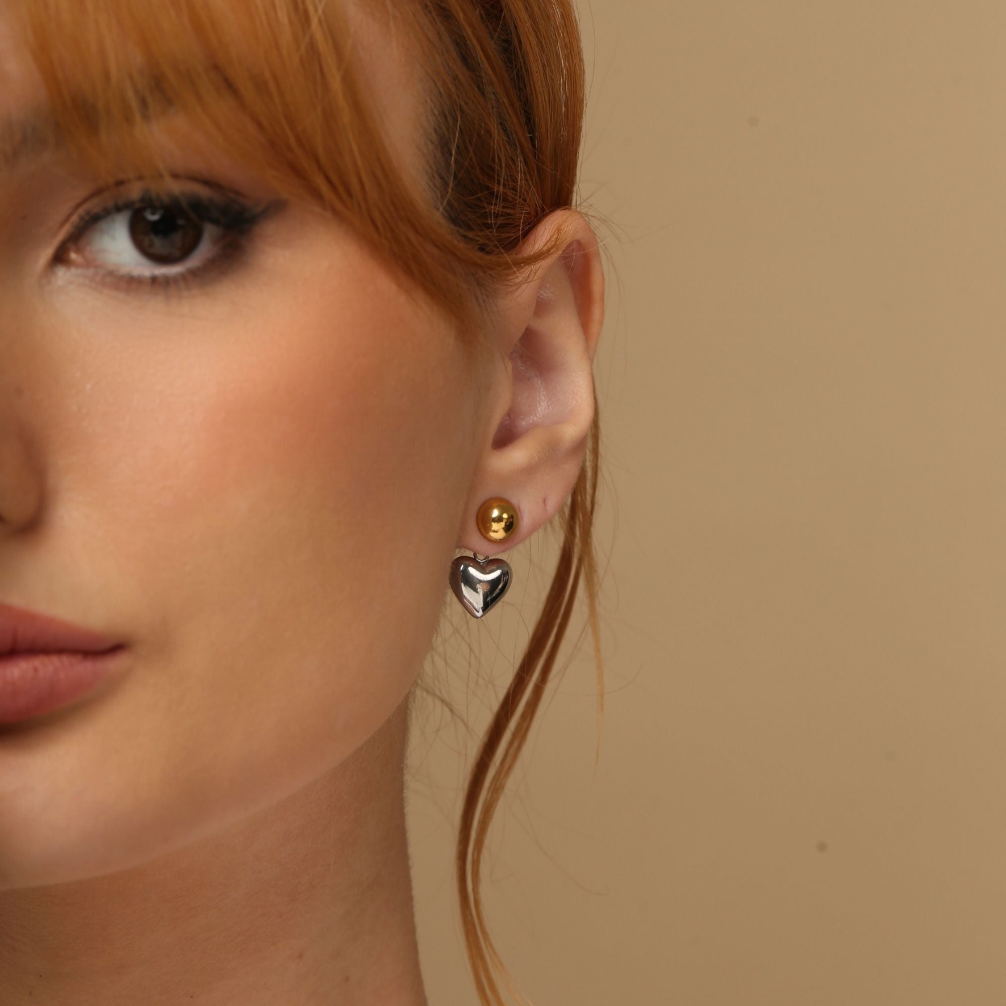Talita Heart Earrings