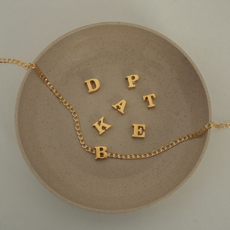 Letter Chain Necklace