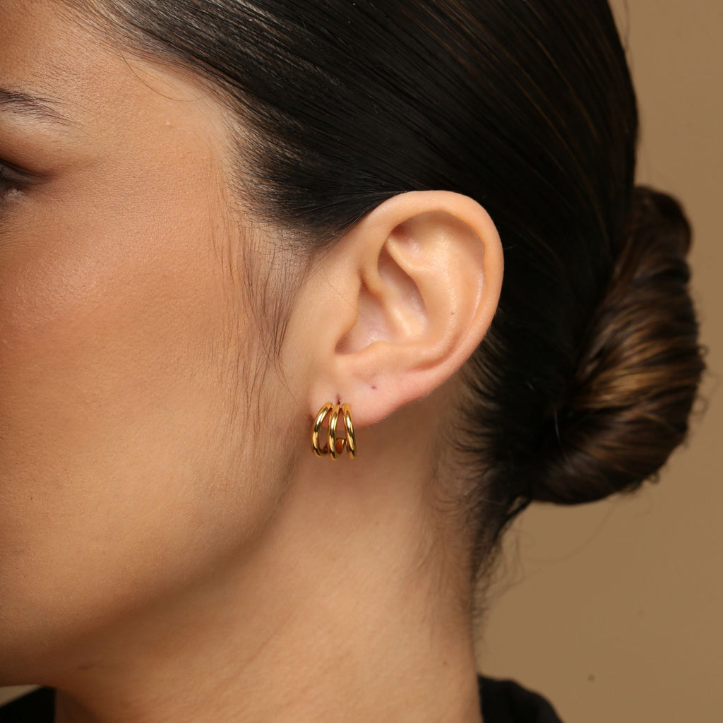 Triple Mini Isabela Hoops