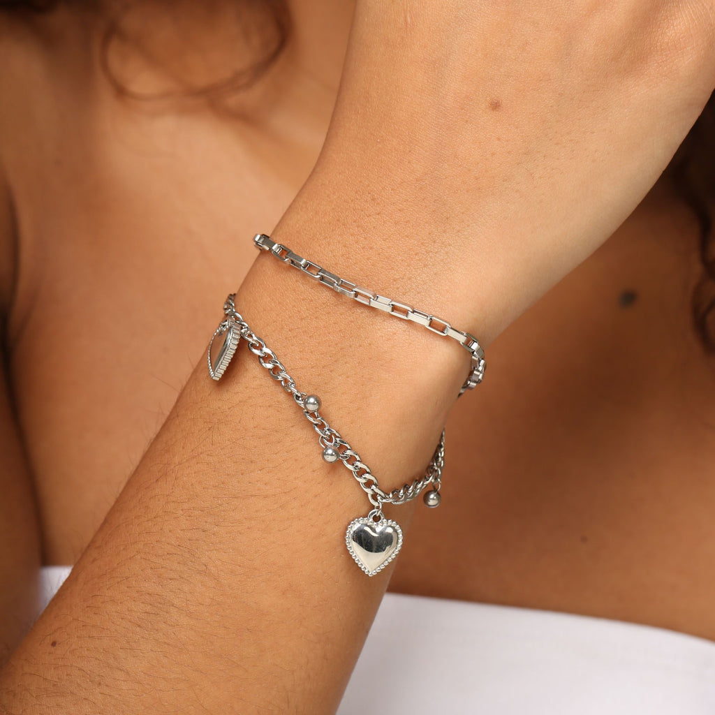 Silver Duo Julieta Bracelte