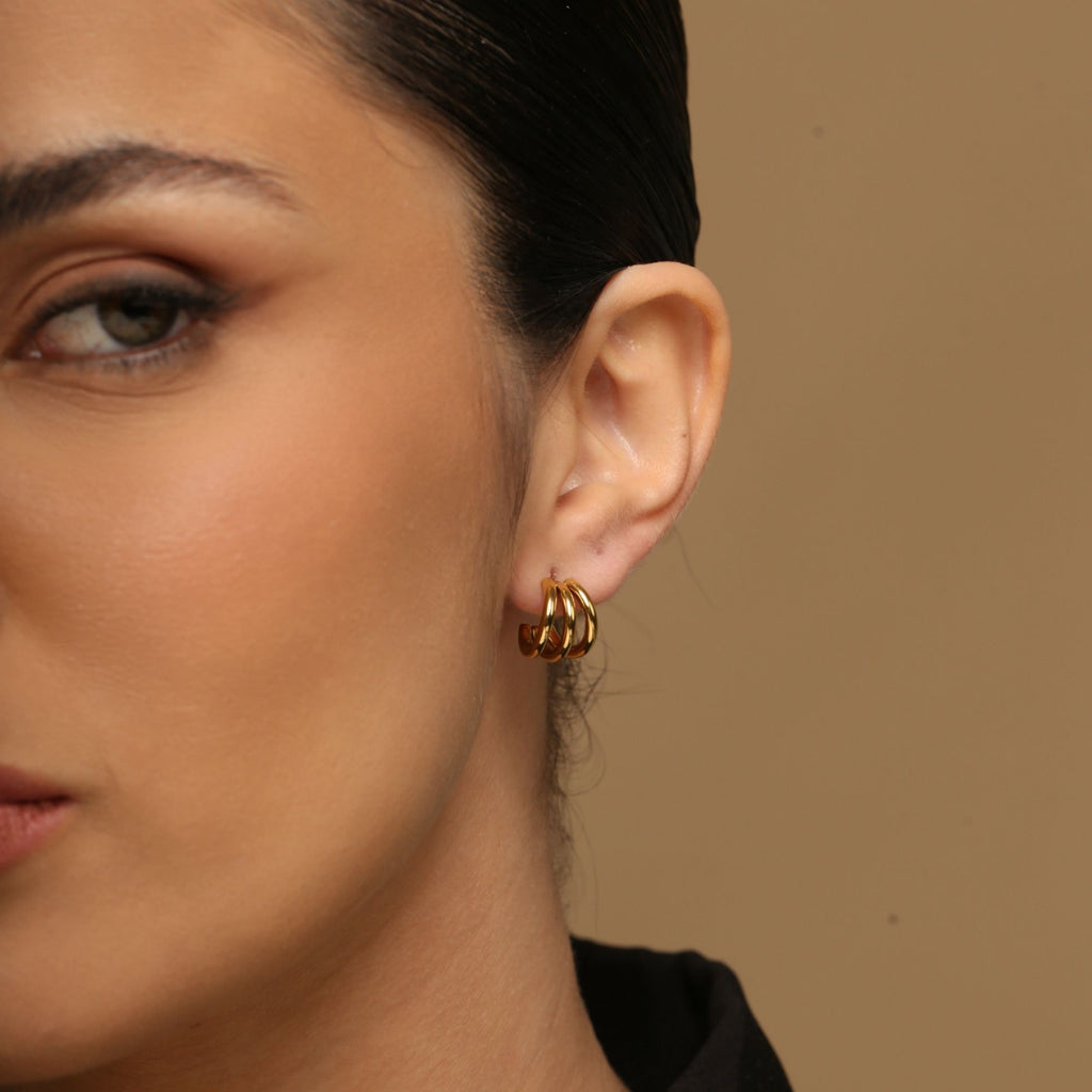 Triple Mini Isabela Hoops