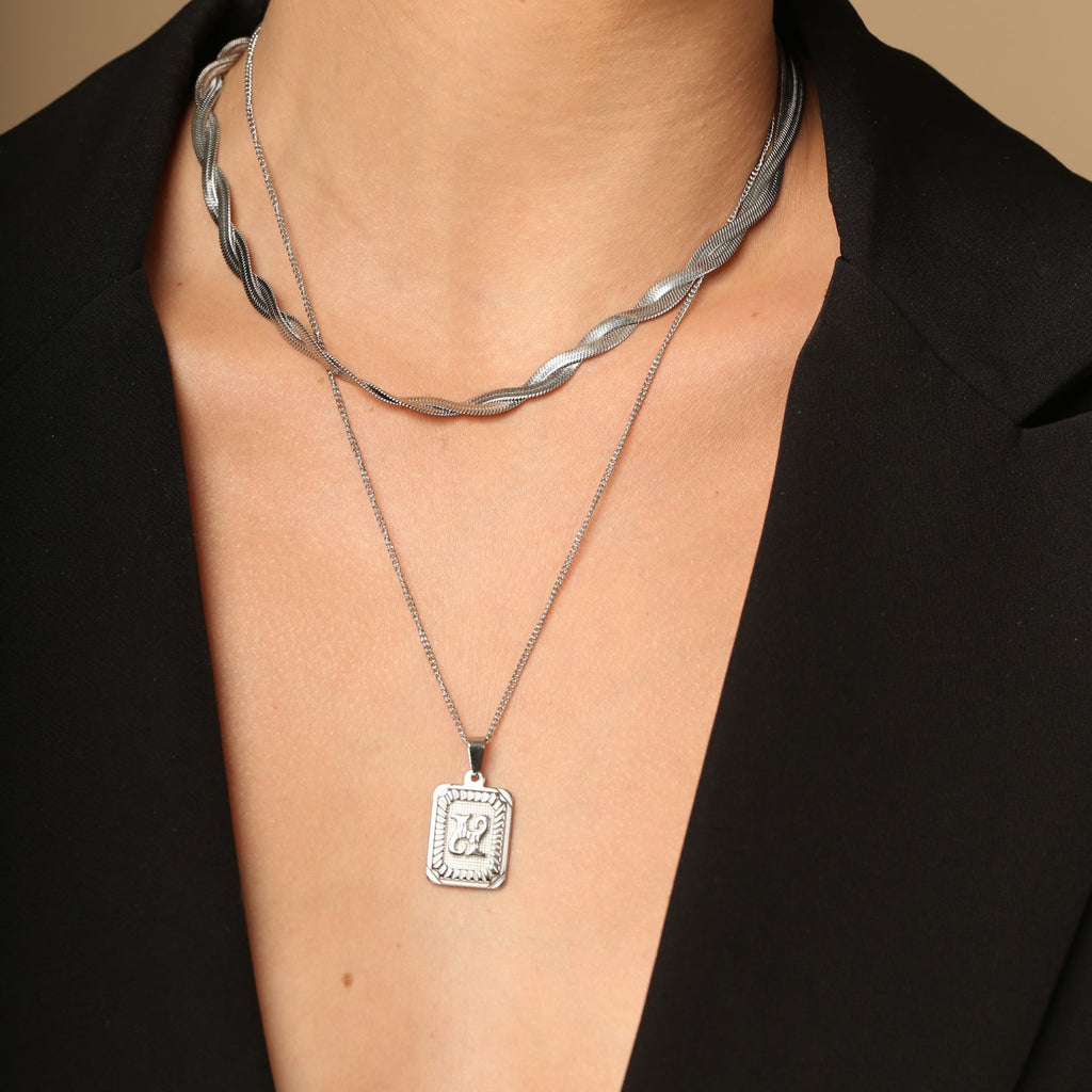 Silver Twisted Betina Choker