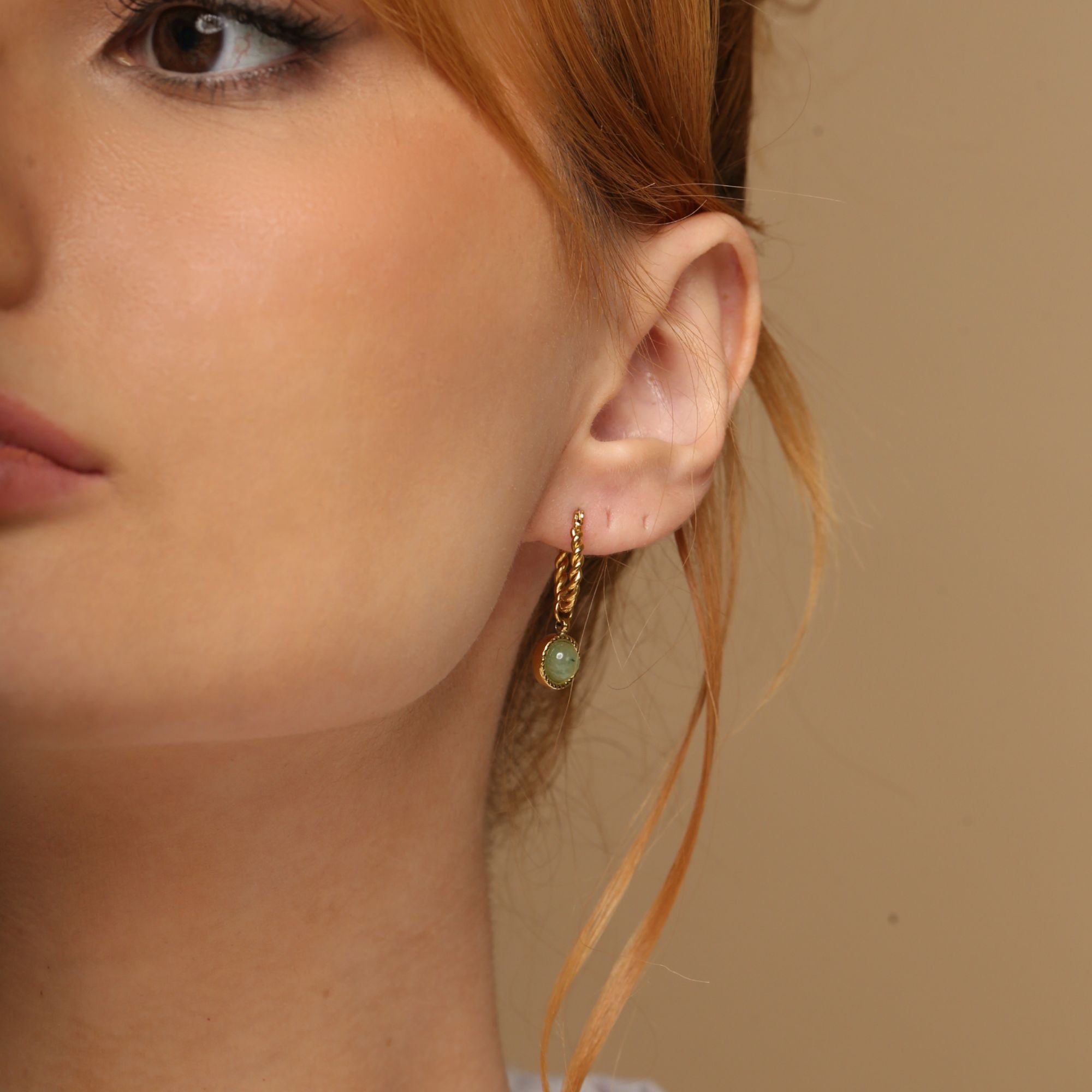 Tess Charm Hoops