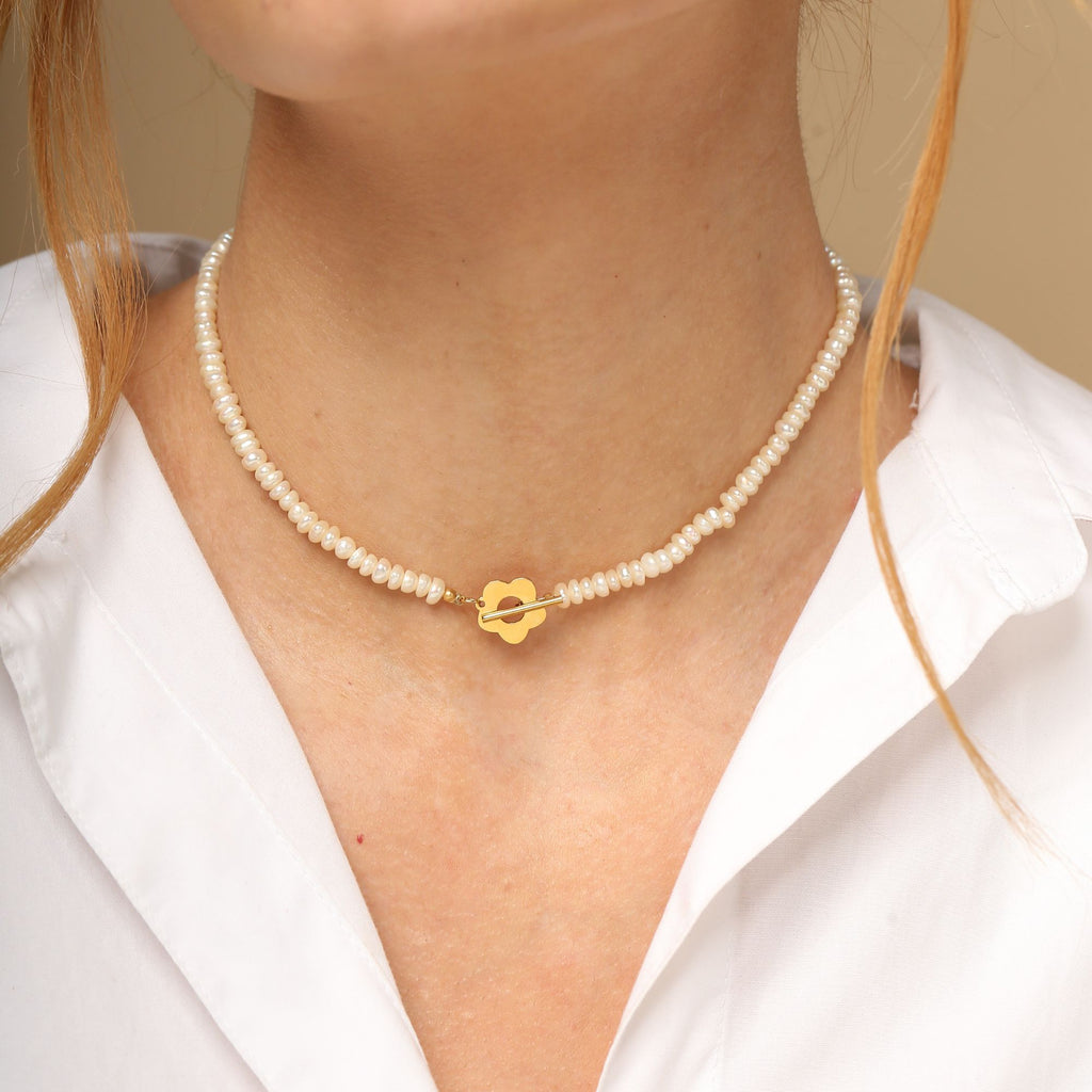 Flora Pérola Choker