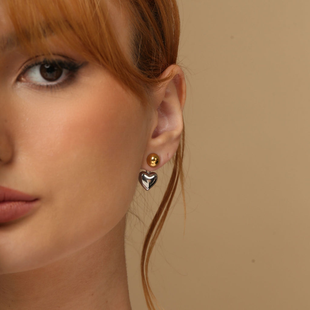 Talita Heart Earrings