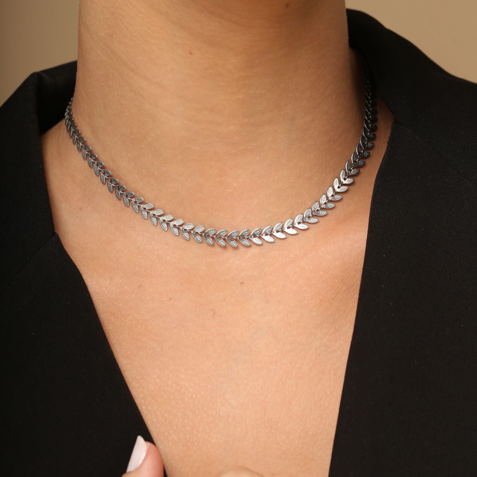 Silver Isadora Choker