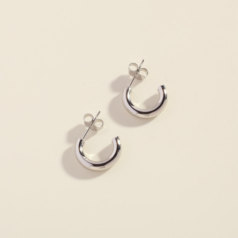 Silver Mini Isabela Hoops