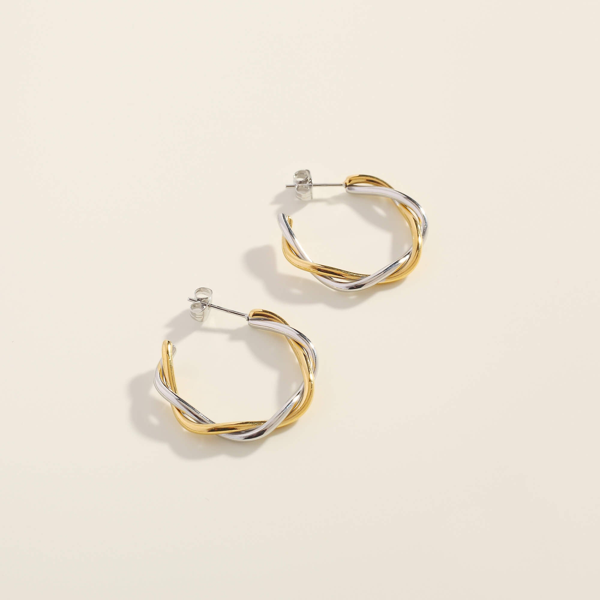 Talita Twisted Hoops