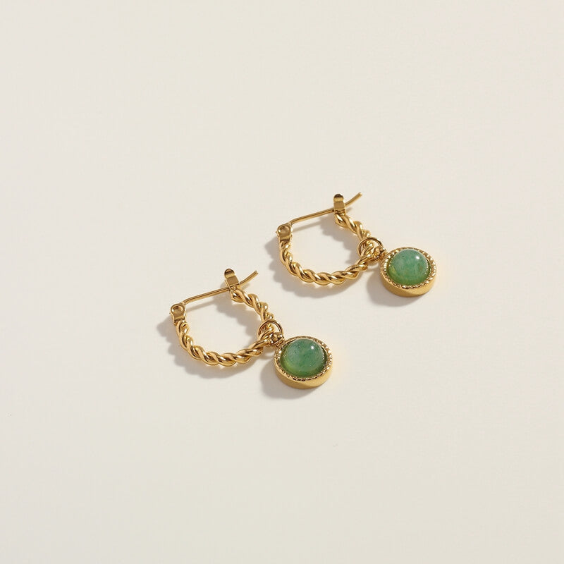 Tess Charm Hoops