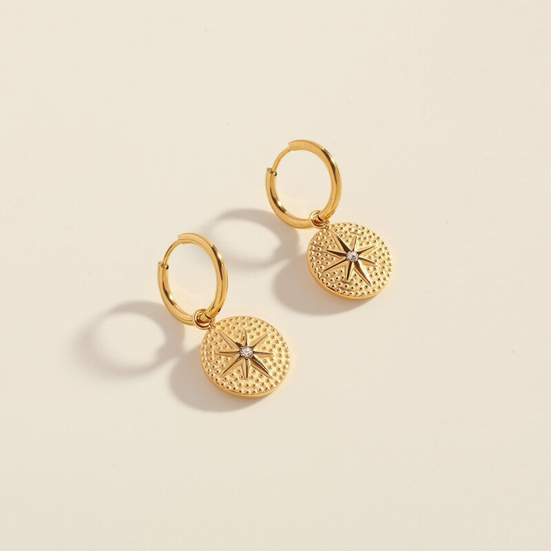 Summer Compass Hoops