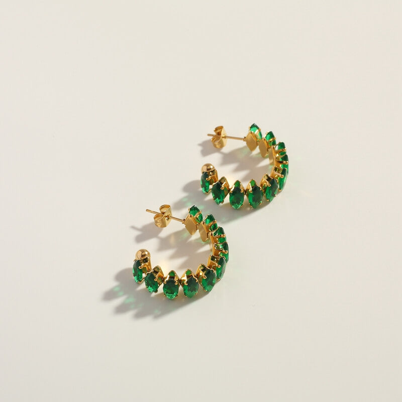 Esmeralda Hoops