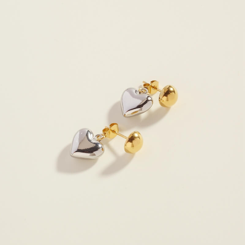 Talita Heart Earrings