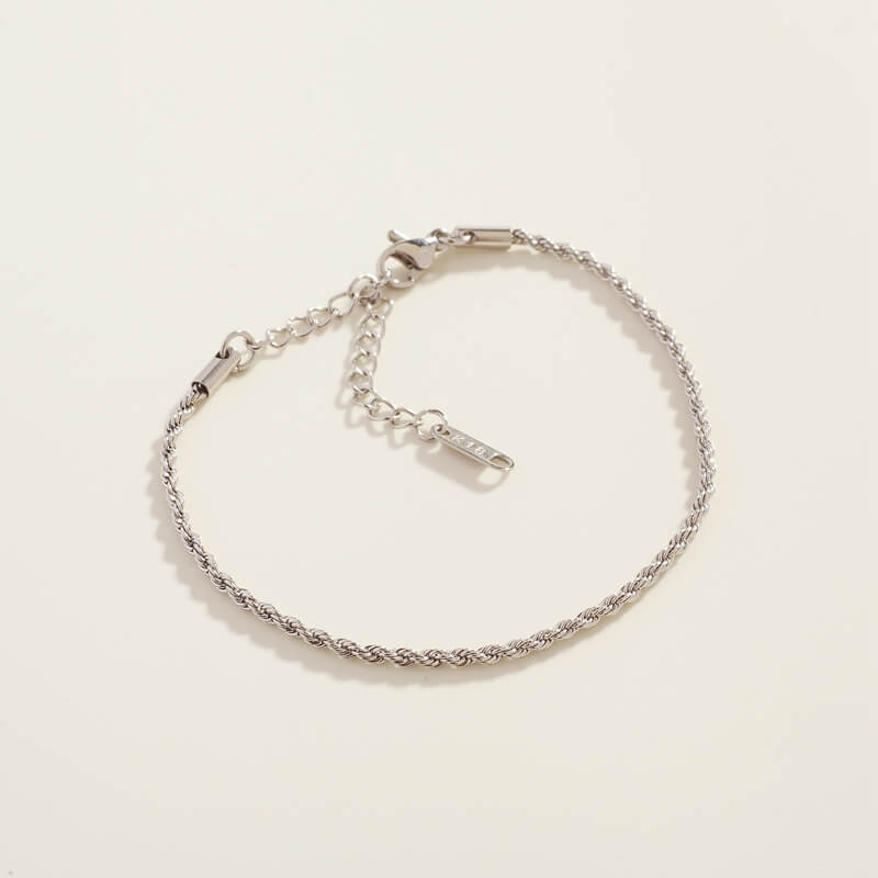 Silver Jade Bracelet