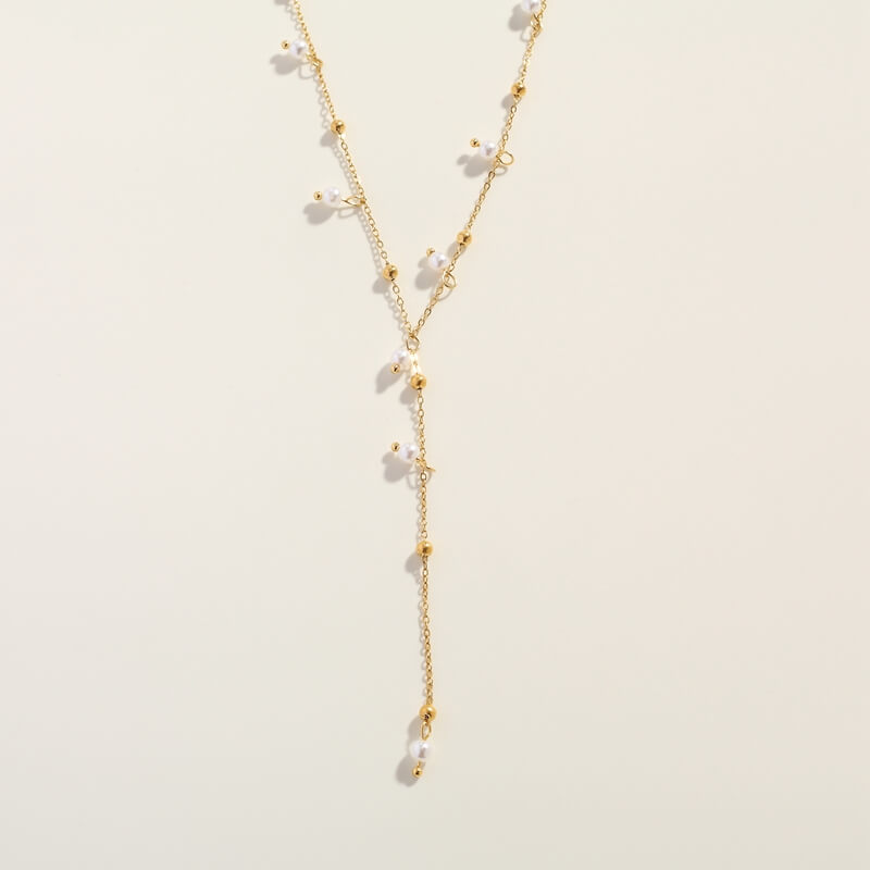 Pérola Tie Necklace