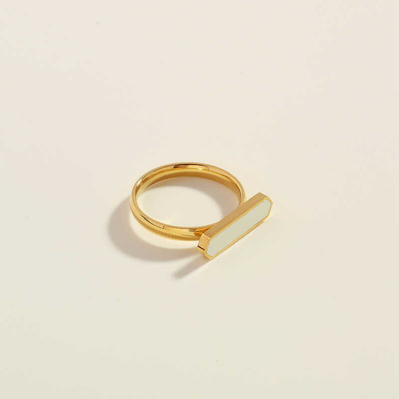 White Drya Ring