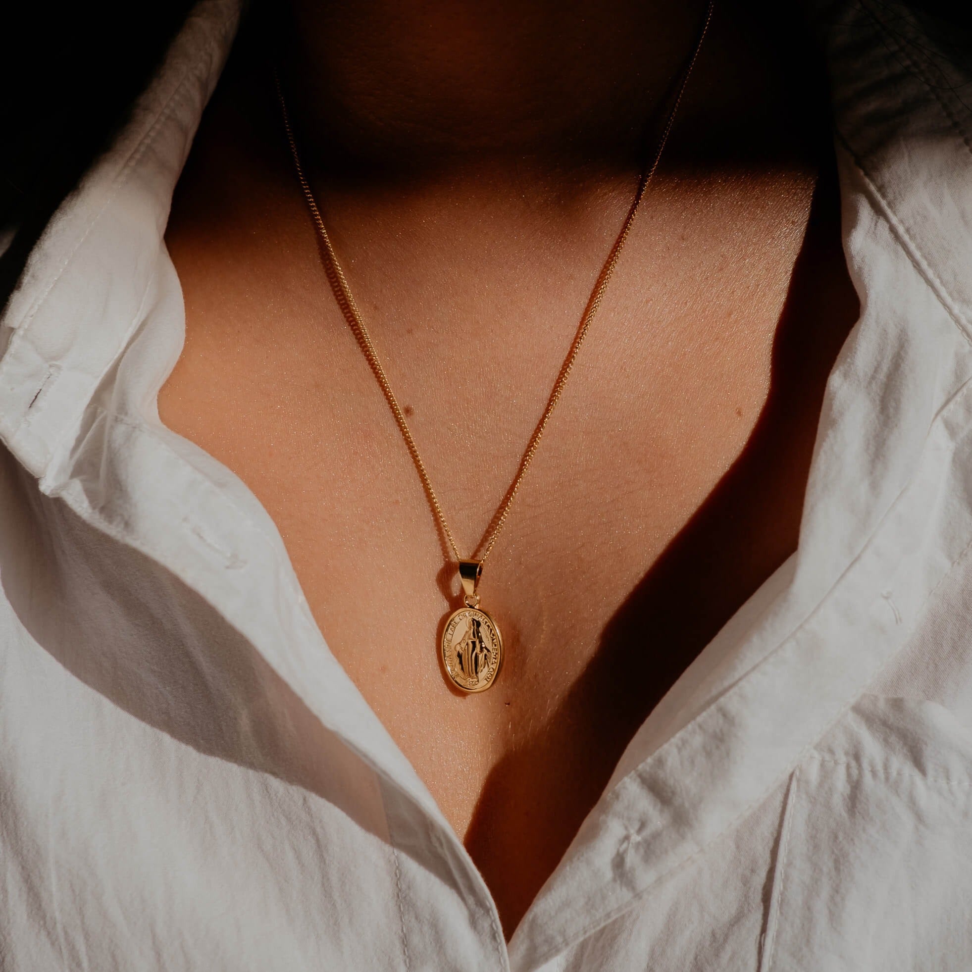 Virgin Mary Necklace