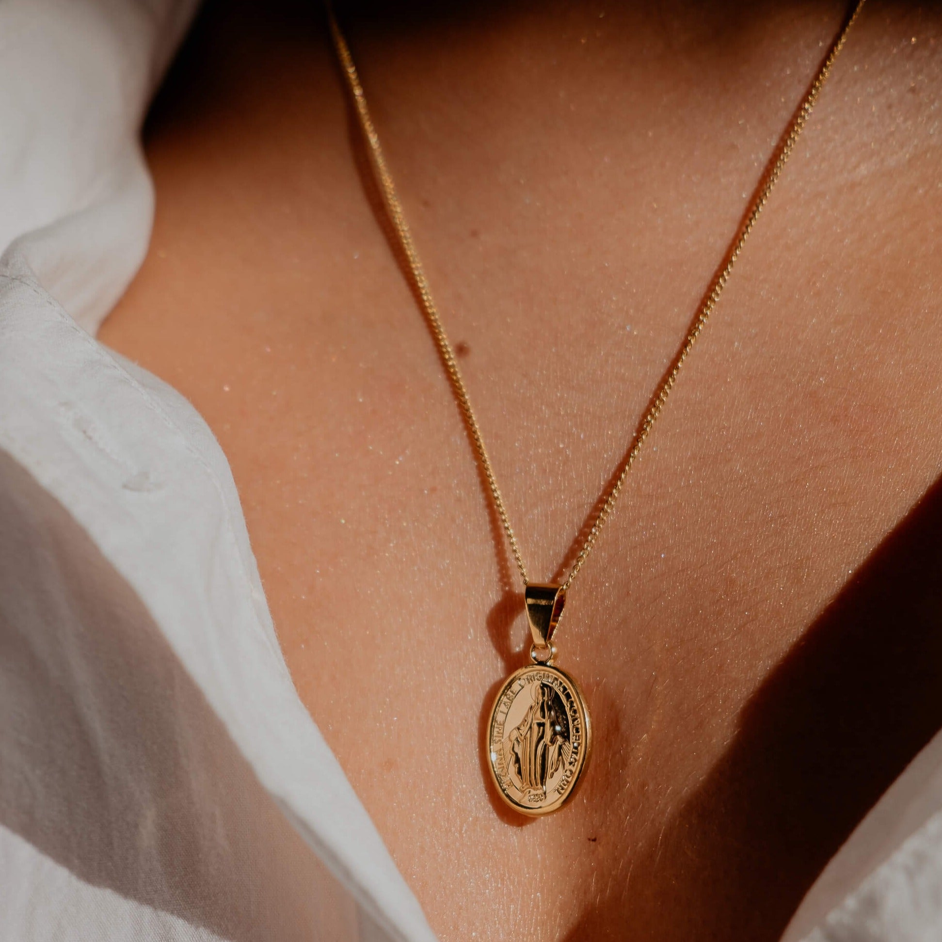 Virgin Mary Necklace