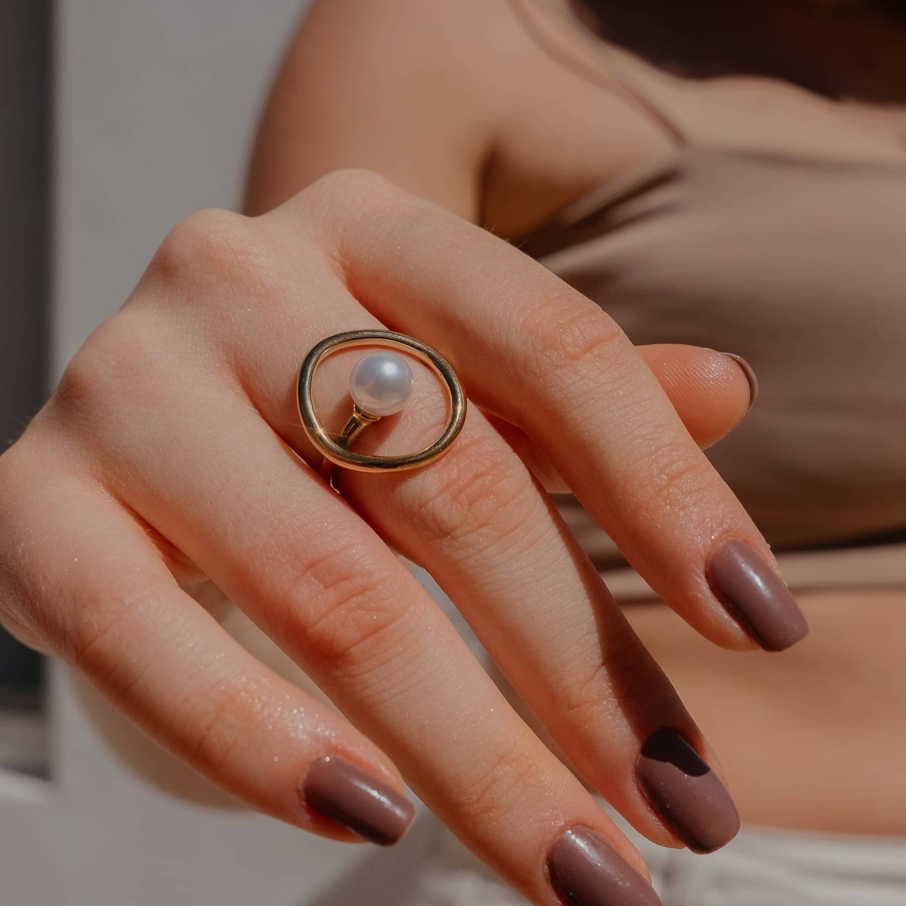 Single Pérola Ring